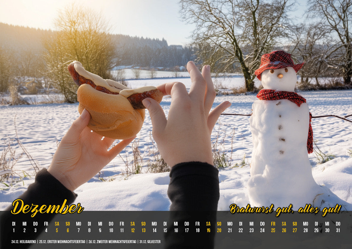 Der Bratwurstkalender 2026