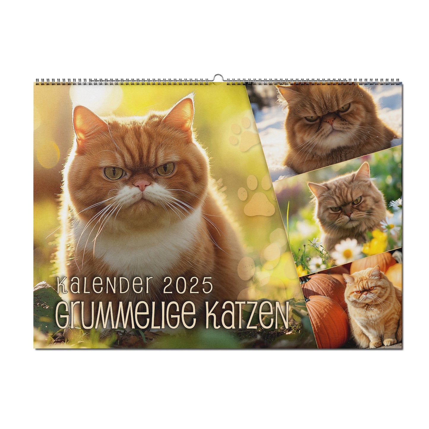 Kalender "Grummelige Katzen" 2025