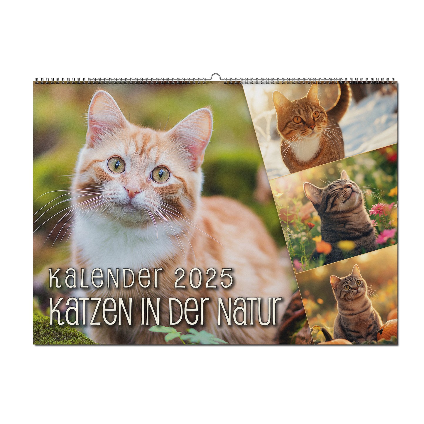 Kalender "Katzen in der Natur" 2025