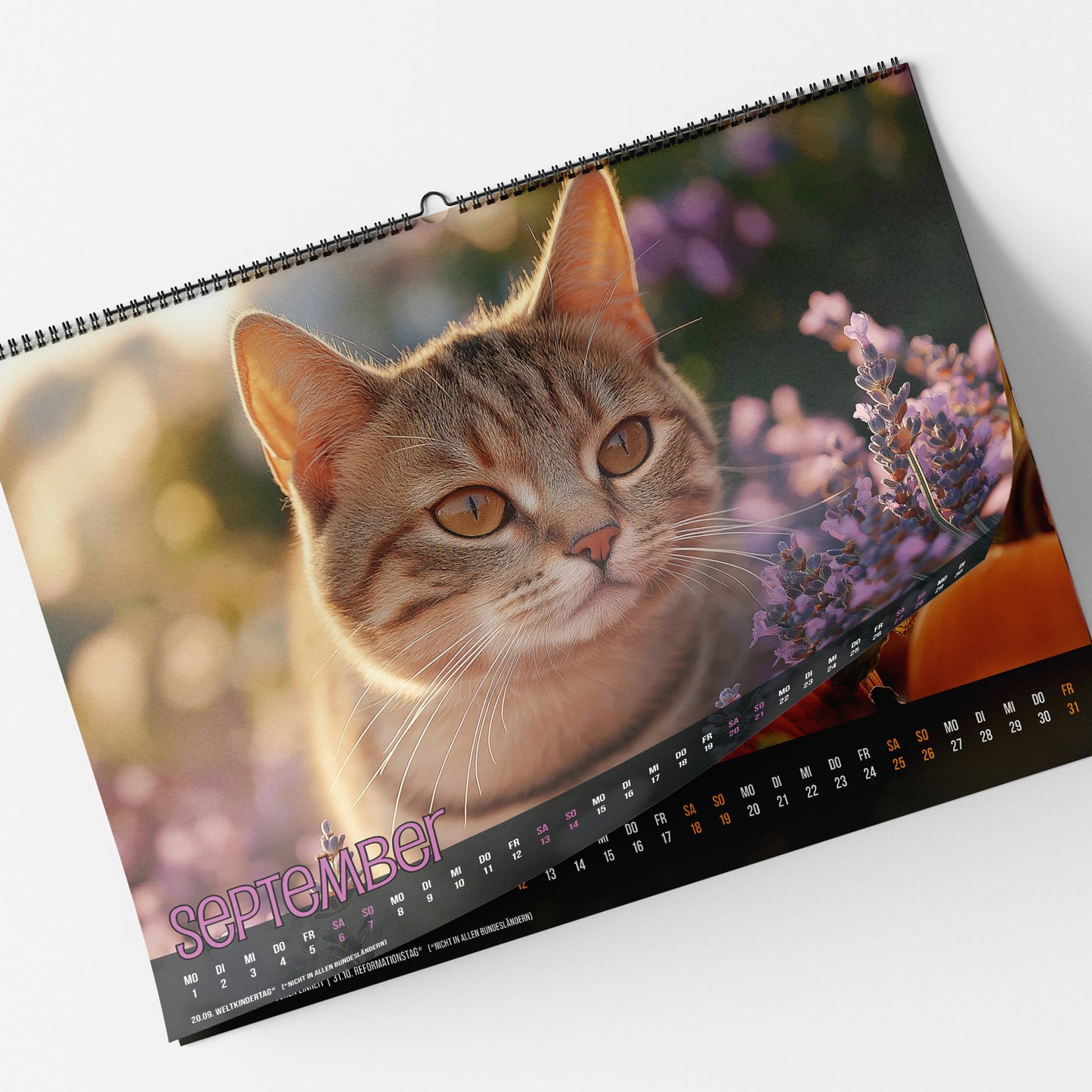 Kalender "Katzen in der Natur" 2025