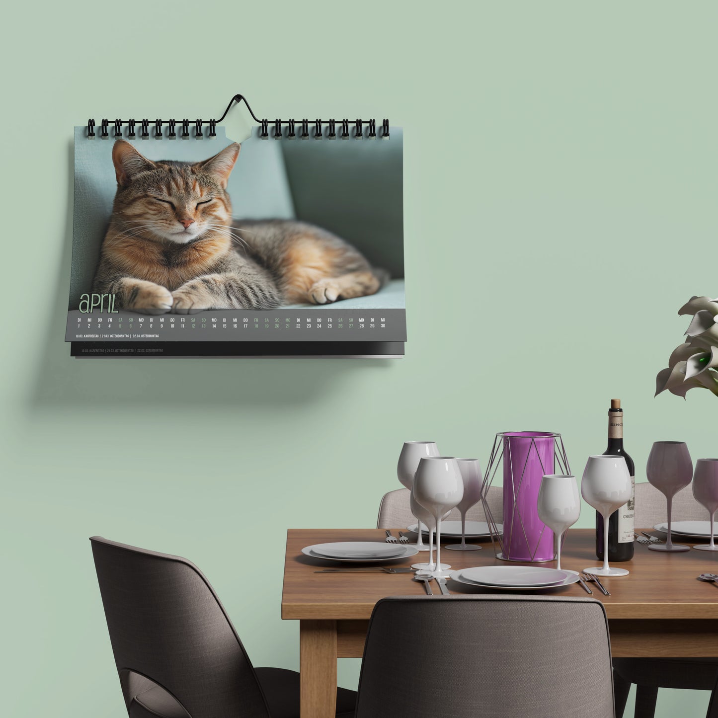 Kalender "Schlafende Katzen" 2025