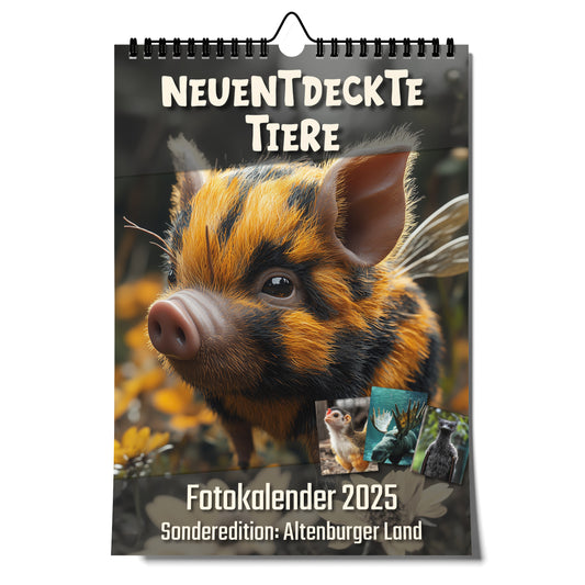 Kalender Neuentdeckte Tiere 2025 - Edition Altenburg