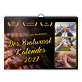 Der Bratwurstkalender 2027, Deckblatt mit Wire-O-Bindung und Aufhänger